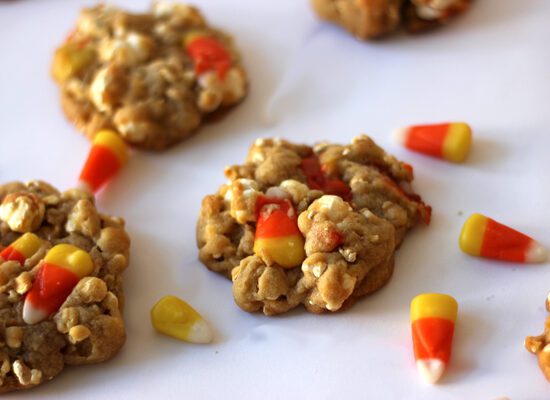 popcorn candy corn cookies | via withach.com