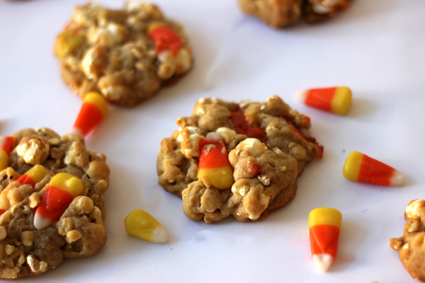 popcorn candy corn cookies | via withach.com